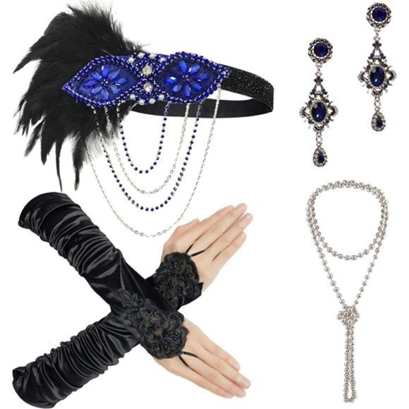 Accessories - 1920s Great Gatsby Accessories Set for Women M27